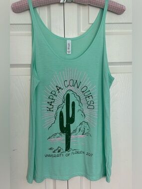 KKG "Kappa Con Queso" Graphic Top University of Florida-Size S
